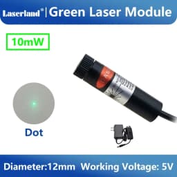Green Laser Diode Module 10mW Dot Line Cross Projector for Alignment of Cloth Cutting Location