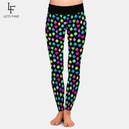LETSFIND Hot Sell 3D Abstraction Pattern Print Fitness Legging Fashion High Waist Sexy Women Slim Stretch Pants