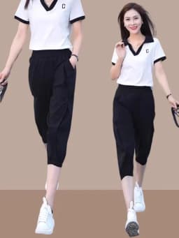 Ice Silk Seven-Quarter Harem Pants Women's Summer New High Waist Slimming Casual Sports Versatile Quick Dry Pants