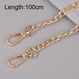 Simple Stainless Steel Bag Strap 100cm Metal Bag Chain DIY Bag Accessories For Shoulder Bag Crossbody Bag Women Bag Handbag Stra