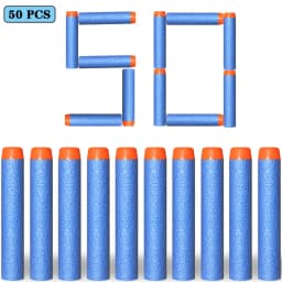 7.2cm 100pcs for Nerf Soft Bullets Darts Round Head Refill Sponge Darts Kids Children Toy Gun Bullets for NERF N-Strike Blasters