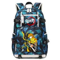 Demon Slayer Anime School Bag Large Capacity Lightweight Student Backpack for Kids Boys Girls Daily Use