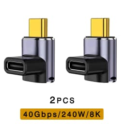 UGOURD USB4 Adapter USB C To USB C Thunderbolt 3/4 40Gbps OTG Extension Cable Adapter Type C Male To Female Converter For Laptop