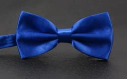 Double-layer bow tie men's business formal bow tie solid color bow tie gift