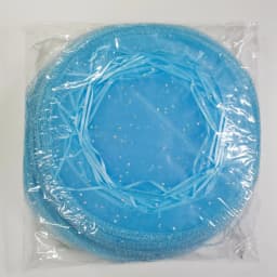 100pcs 26 35 40cm Dia White Round Organza Bags Wedding Party Decoration Favors Drawable Gift Bag Jewelry Packaging Bags Pouches