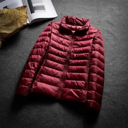 Schinteon Ultralight White Duck Down Jacket Spring Autumn Warm Slim Zipper Women Fashion Light Down Coat 13 Colors S-7XL