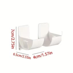 4PCS No-Drill Trash Bag Storage Rack Multi-Functional Kitchen Shelf Side Bracket for Efficient Space Utilization