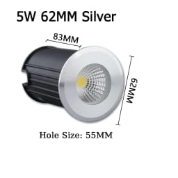 1W 3W 5W Waterproof IP67 LED Underground Light DC12V 24V Outdoor Ground Garden Path Floor Buried Yard Spot Landscape AC220V110V