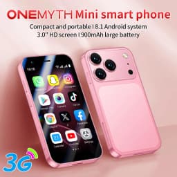 ONEMYTH A17 Mini Android 8.1 SmartPhone 3.0'' 2GB RAM 16GB ROM Dual SIM Standby Play Store 3G Small Mobile Phone