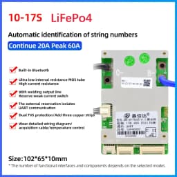 JBD 6S 8S 10S 13S 14S 16S 18S LiFepo4 BMS 24V 36V 48V Smart BMS 20A 30A 40A 50A 60A 80A 100A 120A Balance Lithium 18650 Battery