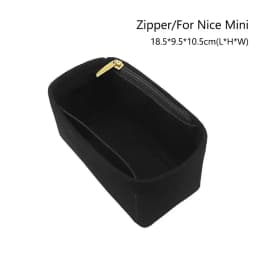 Durable Felt Handbag Insert Bag Storage Organization Purse Liner Bag Support Portable Internal Bag for For LV Nice Nano/Mini/BB