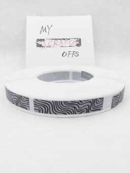 All Size Zebra SCRATCH OFF STICKER LABEL 1000pcs Pattern Tape In Rolls