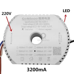 GM-TM2.4GRF-Y DC22-30V Two Wires and 2 Colors Lamp LED Driver Tmall 2.4G Intelligent Power Supply Module For Chandeliers