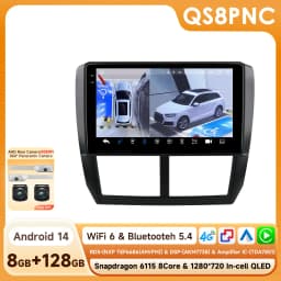 Hizpo 2din Android Auto Radio for Subaru Forester 3 SH Impreza 2007-2013 Carplay 4G Car Multimedia GPS Autoradio AI Voice WIFI