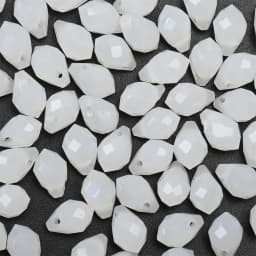 Austrian Crystal Teardrop Glass Beads 50pcs Briolette Waterdrop Pendant Loose Beads for Jewelry Making Bracelet DIY