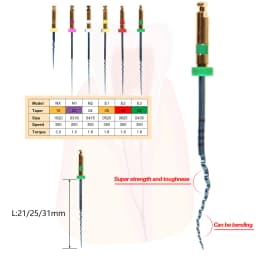 Reciprocating Dental Endo MotorLED/No-LED 16:1 Endodontic Root Canal Treatment / NiTi Files