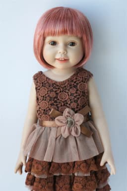 BOBO Doll wigs JD256 11-12 inch 28-30 CM Short BOBO Cut Synthetic mohair Resin doll wig