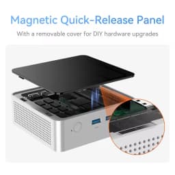 ERVPES M1 NEW Mini PC Intel I5-8257U Windows 11 Pro 4-Core 8-thread 8GB + 256GB / 16GB + 512GB WiFi 6 Mini Computer PC