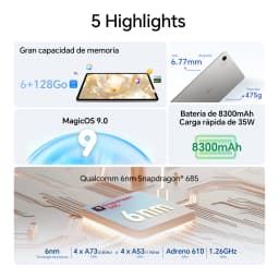 HONOR Pad X9a Tablet Qualcomm Snapdragon 685 WIFI 11.5" 120Hz 2.5K HONOR Fullview Display 8300mAh Battery Global Version