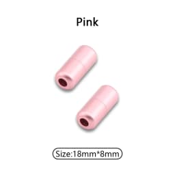 NEW Colorful Matte Metal Shoelaces Sneaker Locks Durable Capsules Shoelaces buckle Shoes Accessories Aesthetic Sports Laces Lock