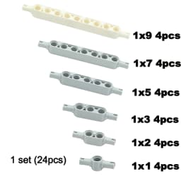 Building Blocks MOC Technical Liftarm Beam Thick Hole 1x3 1x4 1x5 1x6 1x7 1x9 1x11 Studless Liftarm Truck Crane Replace Parts