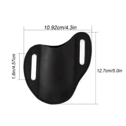 Folding Knife Holster Leather Sheath For Folding Knives Pocket Knives Holder With Belt Clip Men Leather Organizer Leather Sheath
