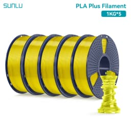SUNLU 5KG PLAPLUS Filament 1.75MM Neatly Arranged No Knots No Bubble Eco-Friendly Non-Toxic Odorless Bright Color Good Toughness