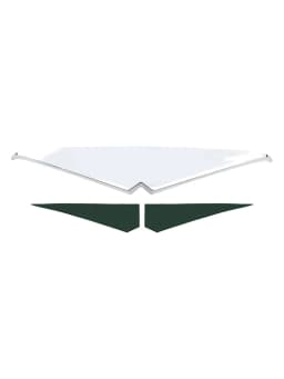 Motorcycle Headlight Trim for Harley Road Glide Special CVO FLTRX 2015-2023 Headlamp Eyebrow Eyelid Upper Tip Cover Visor Accent