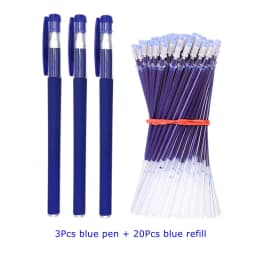 5/23pcs/set Gel Ink Pen Fine Point Gel Pens Refill Ballpoint Pen 0.5mm for Japanese Office School Cute Kawaii Stationery Supply
