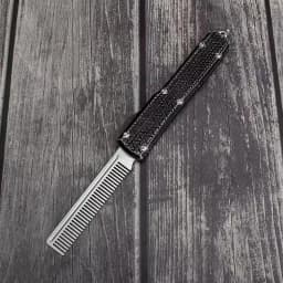 UT Tactical Beard Comb Custom OTF Excellently Designed Stone Washed Aviation Aluminum Handle Pocket Cool EDC Tools