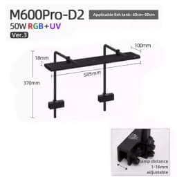 Week Aqua Aquarium Light M Series Plant LED APP Control Full Spectrum