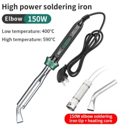 LUXIANZI Electric Solder Iron High Power 220V External Heat Adjustable Temperature Welding Pen Repair Tool With Indicator Light
