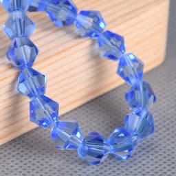 2mm 3mm 4mm 6mm 8mm Bicone Faceted Crystal Glass Loose Spacer Beads Wholesale Lot For Jewelry Making DIY Crafts Findings