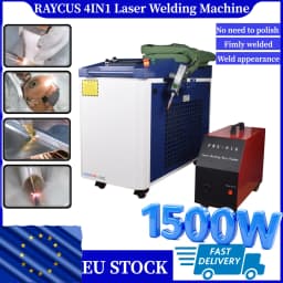 RAYCUS 4IN1 3000W Handheld Water Cooled Fibre Laser Welding Single Wire Feeder 10M Fibre Optic Cable for Metal Welding Cutting