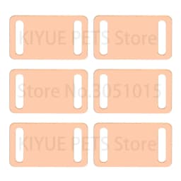 20Pcs Personalized Pet Dog ID Tag Square Plate Mirror Stainless Steel Ornament Customized Engraving Metal Anti-lost Nameplate Co