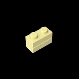 Gobricks GDS-631 Profile brick 1x2 single gro. compatible with lego 98283 children's DIY Educational Building Blocks Technical