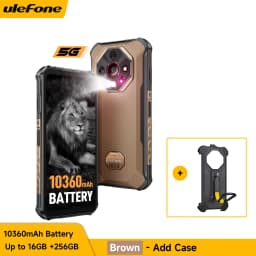 Ulefone Armor X16 Pro 10360mAh Glare Flashlight 5G Rugged Phone Smartphone Android 15 Up to 16GB+256GB 64MP Main Cam 6.56" 120Hz