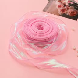 1 Meter Silk Ribbon Organza Satin For DIY Craft Gift Jewelry Packaging Decoration Wedding Bouquets Wreath Sewing Supplies