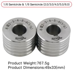 Rolling Mill Auxiliary MOLDS for Bracelet Rolling Machine Round Oval Flat Profiles