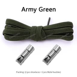 New Elastic Laces Sneakers Round Press Lock Shoelaces Without ties Kids Adult No Tie Shoelace Rubber Bands Shoes Accessories