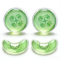 Fruit-Themed Reusable Gel Eye Mask – Hot & Cold Compress Pads for Eye Relaxation, Cooling & Warming Relief (Watermelon/Cucumber)