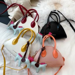 32cm Bag Handle Leather Handle Bag Accessories Hand-woven Bag Short Hand-held Pinhole Can Be Sewn