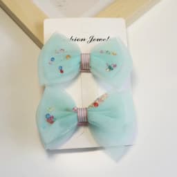 New fashion Korean version cute mesh bow children's hairpin headwear