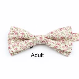 Cotton Floral Parent-Child Bowtie Set Bow Tie Necktie For Men Wedding Party Business Suits Gravata Pink Yellow Butterfly Cravats