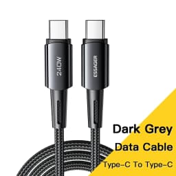 Essager 240W Super Fast Charge Type-C 67W Cable Quick Charge USB Cable 6A For Xiaomi 12Pro Redmi K50 Note 11Pro Black Shark 5Pro