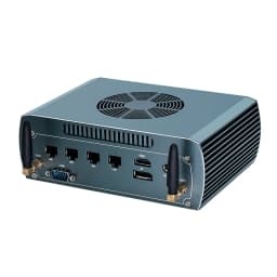 Topton Metal AMD Firewall Mini PC Ryzen 5 8645HS 7640HS 7535U 4x 2.5G LAN 2xNVMe DB9 COM Industrial NAS Computer PfSense Proxmox