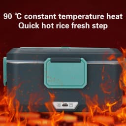 TINSOL New 3.5L Electric Lunch Box 90W Portable Food Heater Suitable for Car or Home Leak-proof Lunch Heating Microwave