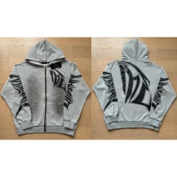 Brand MIXED EMOTION Zipper Jacket Autumn New Style Colored Hot Diamond Print Mixed Emotion Windbreaker Coats Men's Clothing