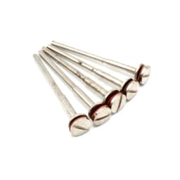 10 Pieces Sandpaper Clamp Split Mandrels for Jewellery Rotary Grinder 2.35 Shank Abrasive Holder Clip Rod Jewelry Tools
