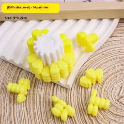 3D Printed Corn Fun Magic Cube Tetris Jigsaw Puzzle Toys Creative Stress Relief Unlock Brain Burning Teaser Desktop Novelty Gift